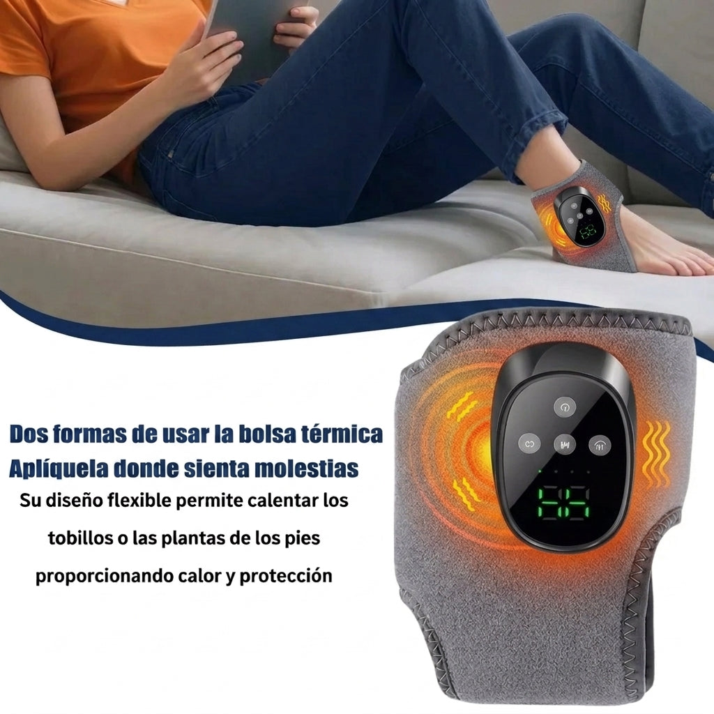 Masajeador térmico de tobillo y planta